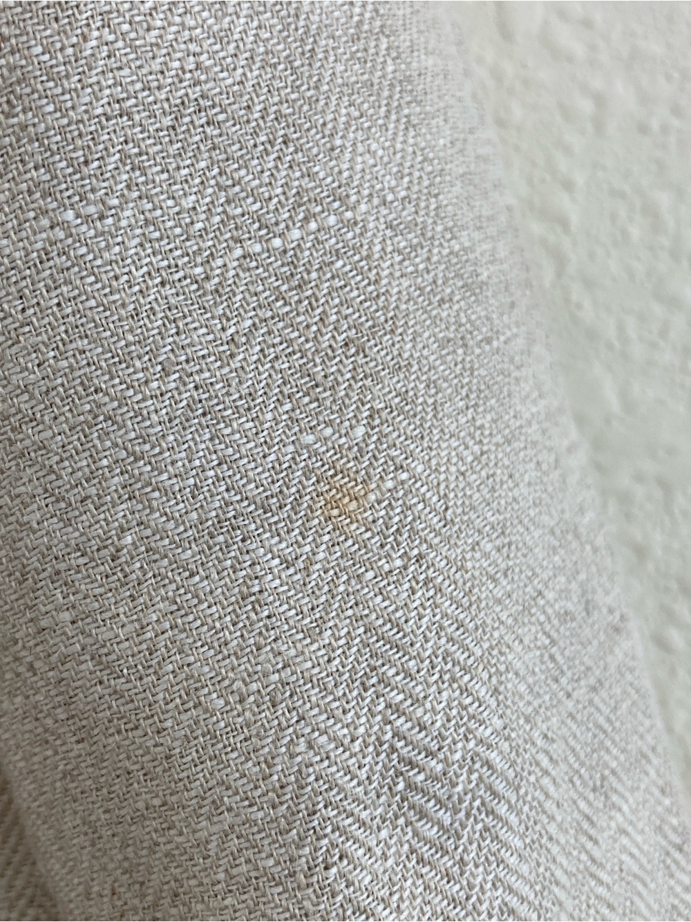 LOFT One Button Herringbone Blazer Size 8 Beige Linen Color Jacket - Picture 16 of 16